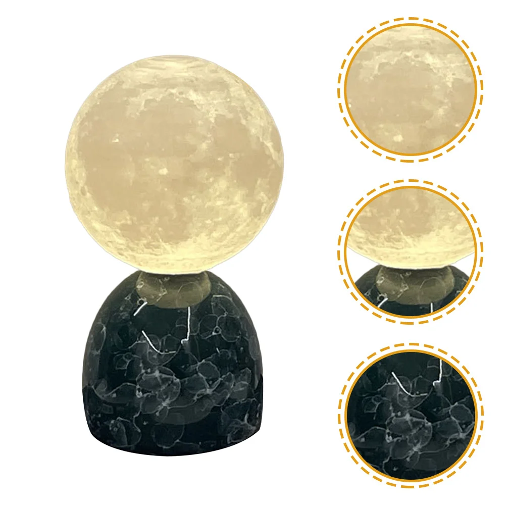 1 zestaw Lampka Księżycowa 3D Kreatywna Lampka Nocna do Sypialni Mała Lampka Księżycowa Dekoracyjny Prezent Urodzinowy Lampka Nocna na Stolik