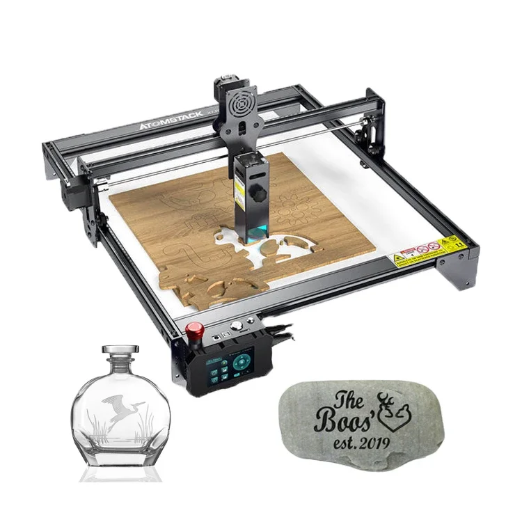 

Atomstack X7 Pro Portable Cnc Router Machine 50W Power Granite Stone Engraver Glass Wood Laser Engraving And Cutting Machine