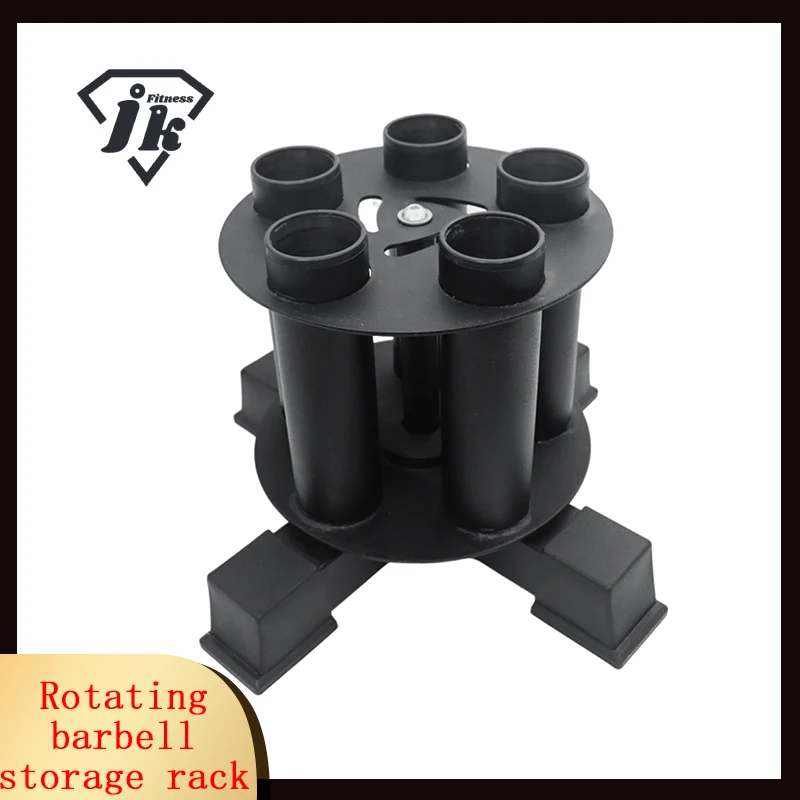 support-de-stockage-d'halteres-multiples-adapte-pour-halteres-de-2-pouces-support-de-barre-de-poids-rotatif-a-360-degres-organisateur-de-gymnastique-a-domicile-5-10-trous