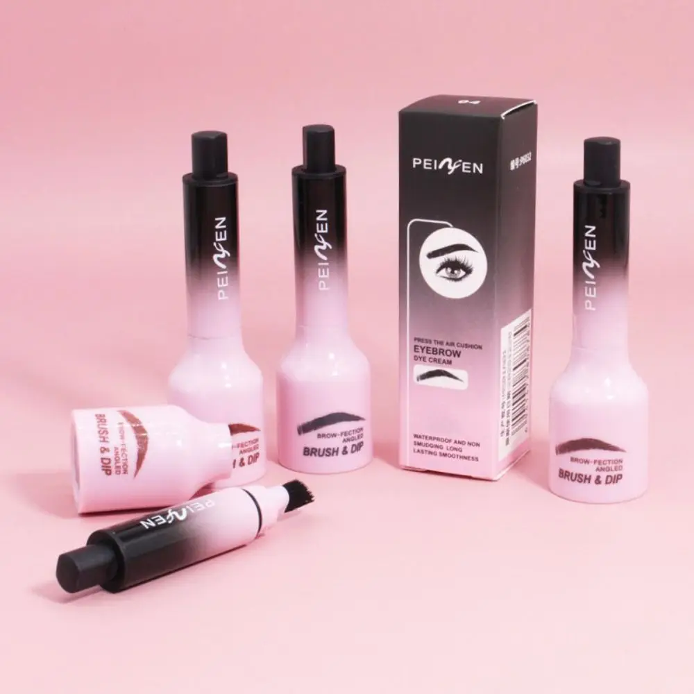 Waterproof Eyebrow Pencil Hair-Like Strokes Quick Drying Angled Eye Brow Brush Multifunctional Usage Angled Brush Eyebrow Tint
