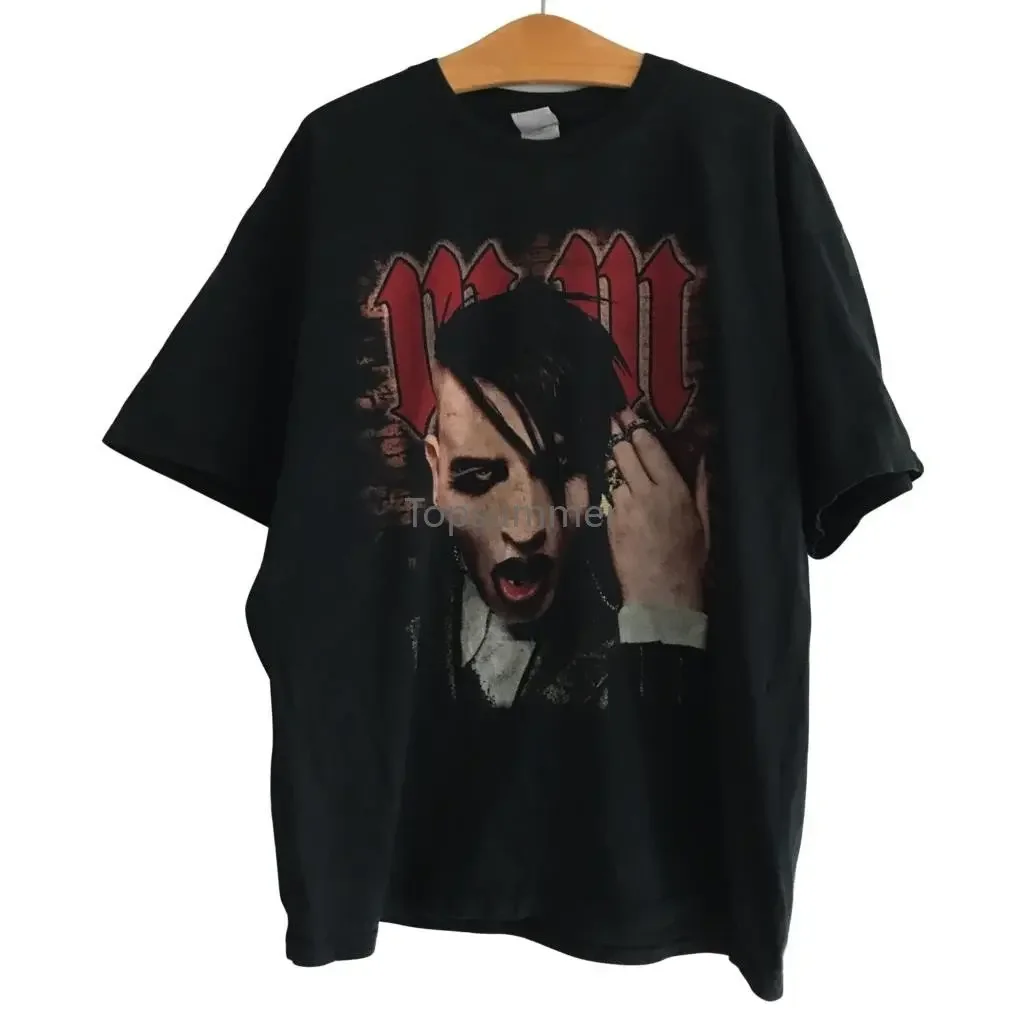 

Men T Shirt Vintage 2000S Marilyn Manson Bootleg T-Shirt