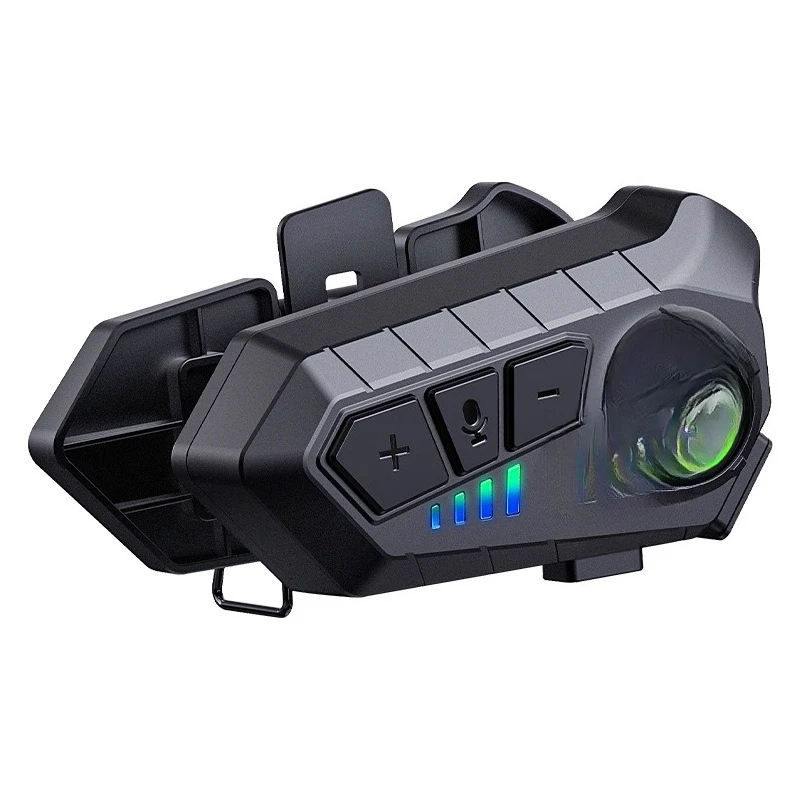 أجزاء مناسبة لخوذة دراجة نارية SOMAN سماعة رأس بخاصية البلوتوث خوذة عمر البطارية تدوم طويلاً نصف خوذة #3