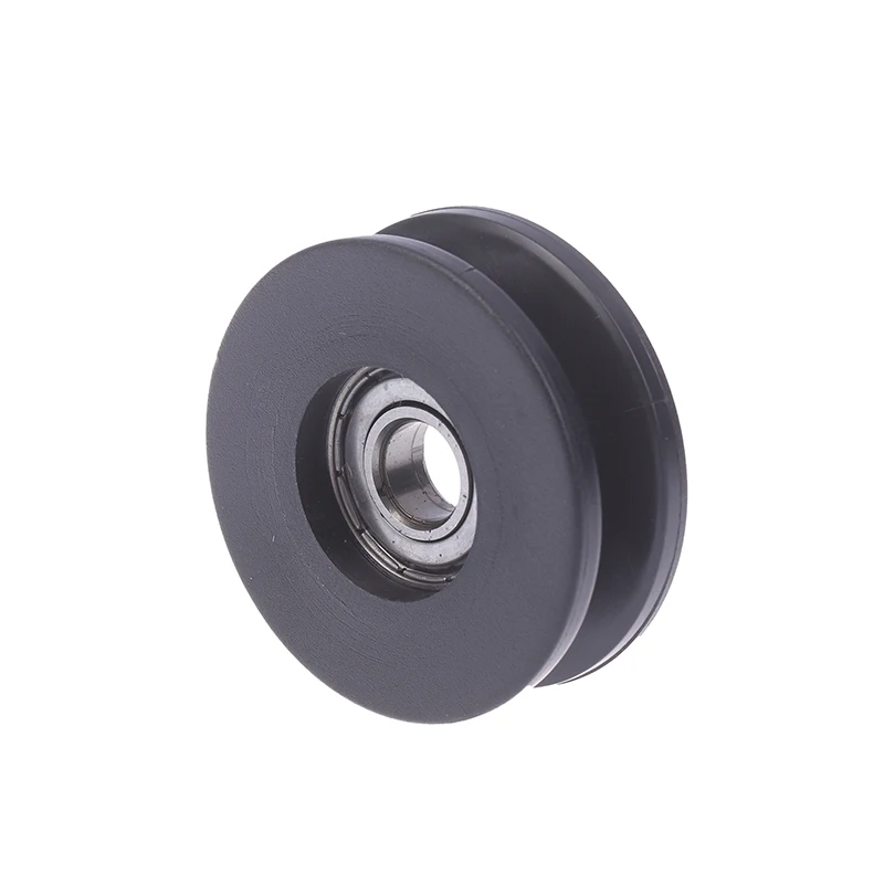 1PC Durable High Quality 50mm Black Bearing Pulley Wheel Cable Gym Equipment Part Wearproof Gym Kit