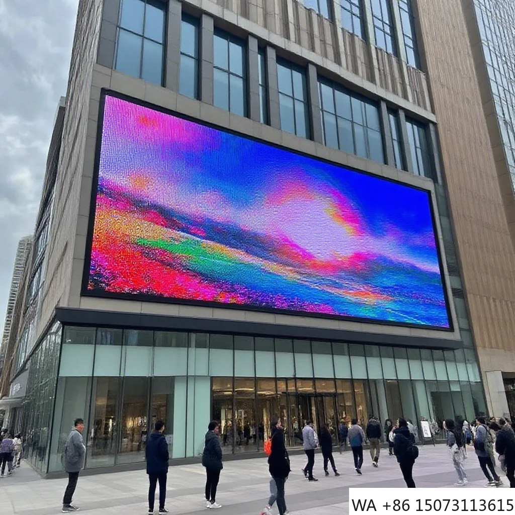 Outdoor UHD LED Wall Panel - Custom P5/P6/P6.67/P8 Full-Color Complete Advertising System