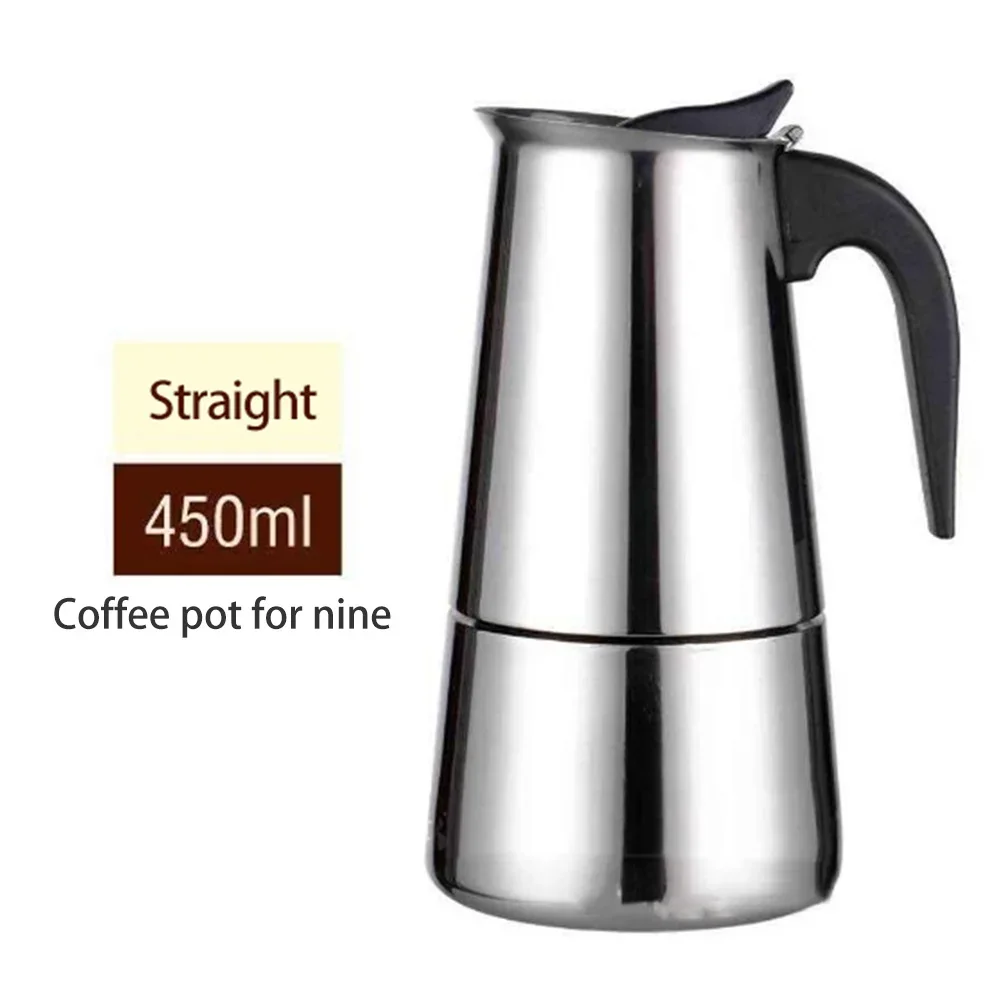 Moka Pot Classic Italian  Brewing Tools Espresso Maker 50/100/150/300/450ml Aluminum Cafe Accessories Italian Coffee Machine