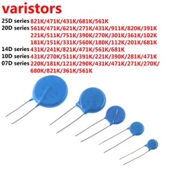 100/50/10/5 Stuks Ondergevoelige Weerstand Alle Series 7d 220K 7d 270K 7d 471K 10d681 10d471 10d471 10d431 14d681 14d471 14d471 14d431 20d561 20d471