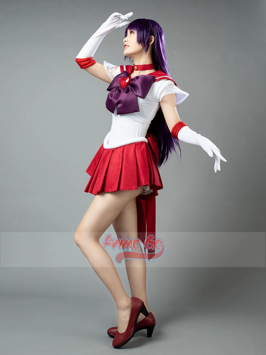 Anime Sailor Super S Film Sailor Mars Rei Hino Raye Cosplay Costume mp001407