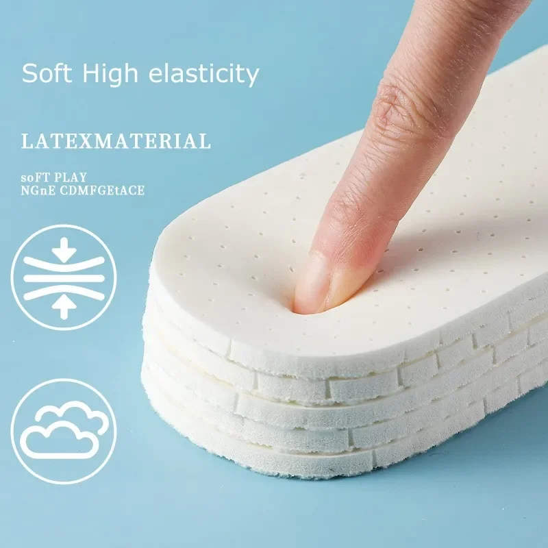 1Pair Plantar Fasciitis Memory Foam Templates Pad Latex Insoles for Shoes Soft Shoe Pads for Woman Man Step in The Shit Insole - view 5