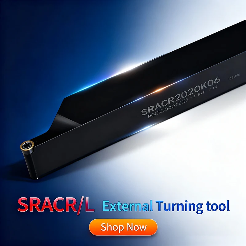 SRACR2020K06 SRACR/L2525M06 CNC do wkładek z węglika RCMT tokarka do toczenia tokarka zewnętrzna narzędzie do wytaczania zaciśnięty uchwyt narzędziowy frez do metalu lathe tools