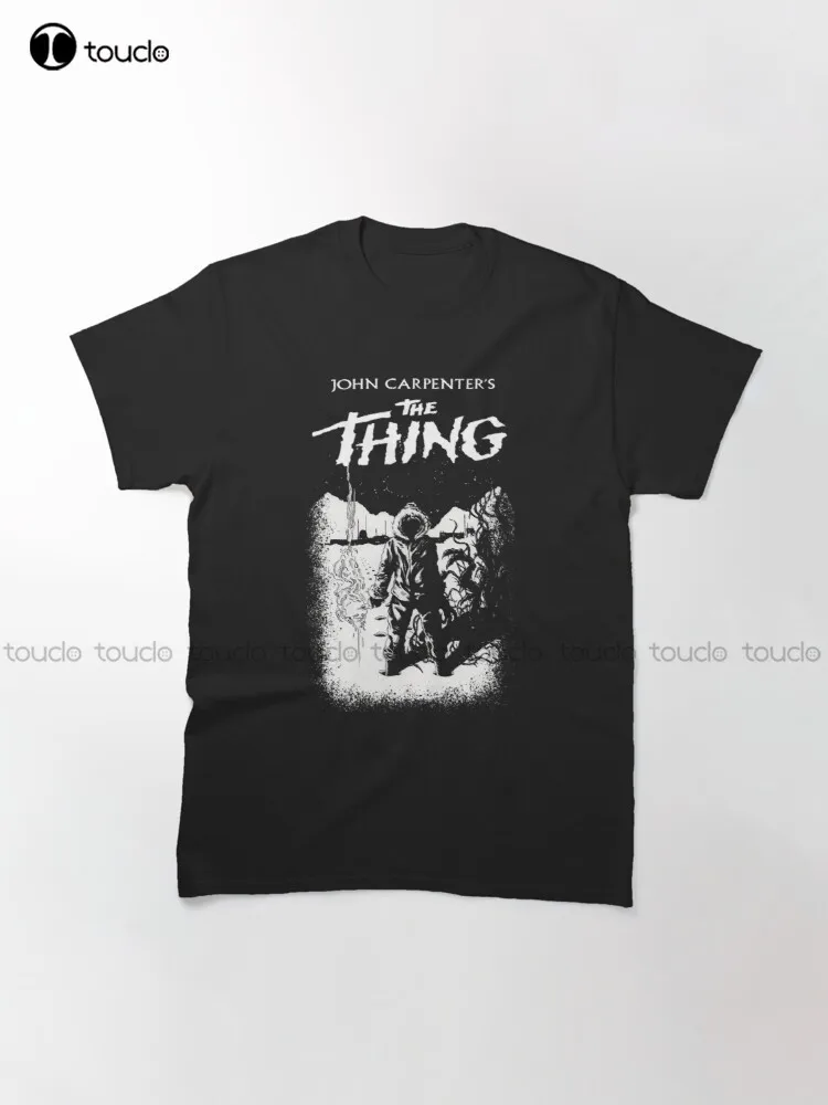 1982 Jc The Thing, The Thing 1982, The Thing Carpenter Classic T-Shirt Halloween T Shirt Dress Women Xs-5Xl Breathable Cotton