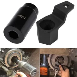 NONY 19 MM Harmonic Balancer Socket & 50MM Crankshaft Crank Pulley Wrench Holder for Honda and Acura Engines