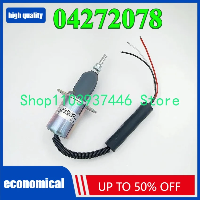 

04272078 Flameout Solenoid Valve, Flameout Switch Oil Shut-off Valve Controller, for Cummins 04272078