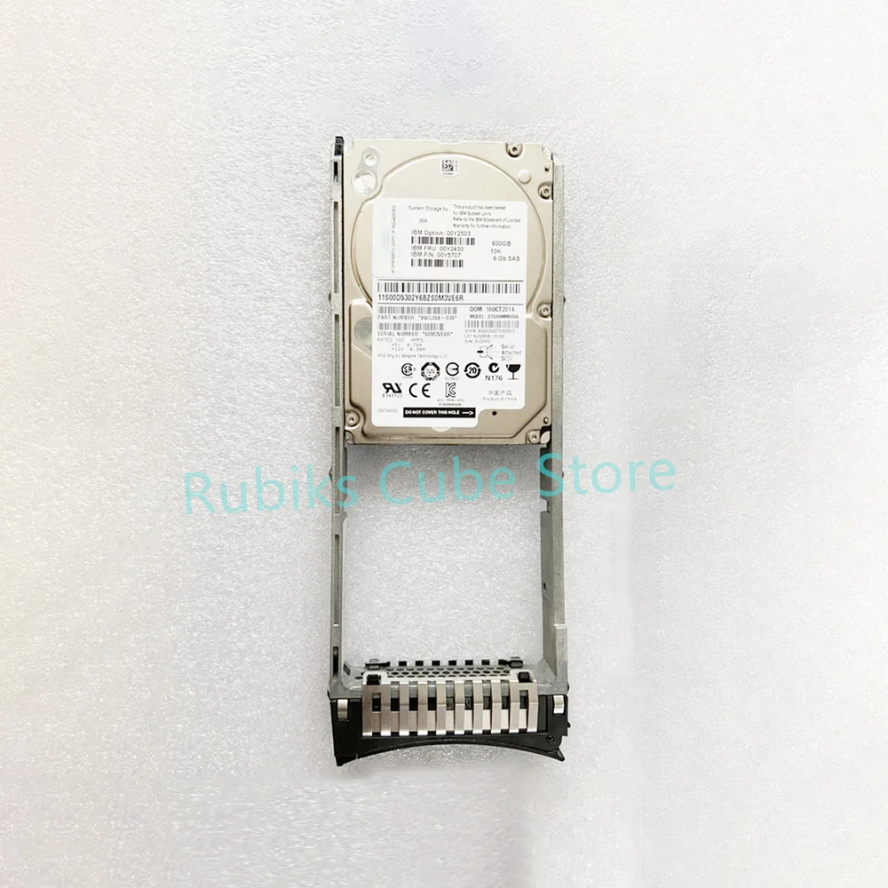 Voor IBM Server Harde Schijf V3700 600G 10K SAS 2.5 "00MJ145 00Y2430 00Y2503