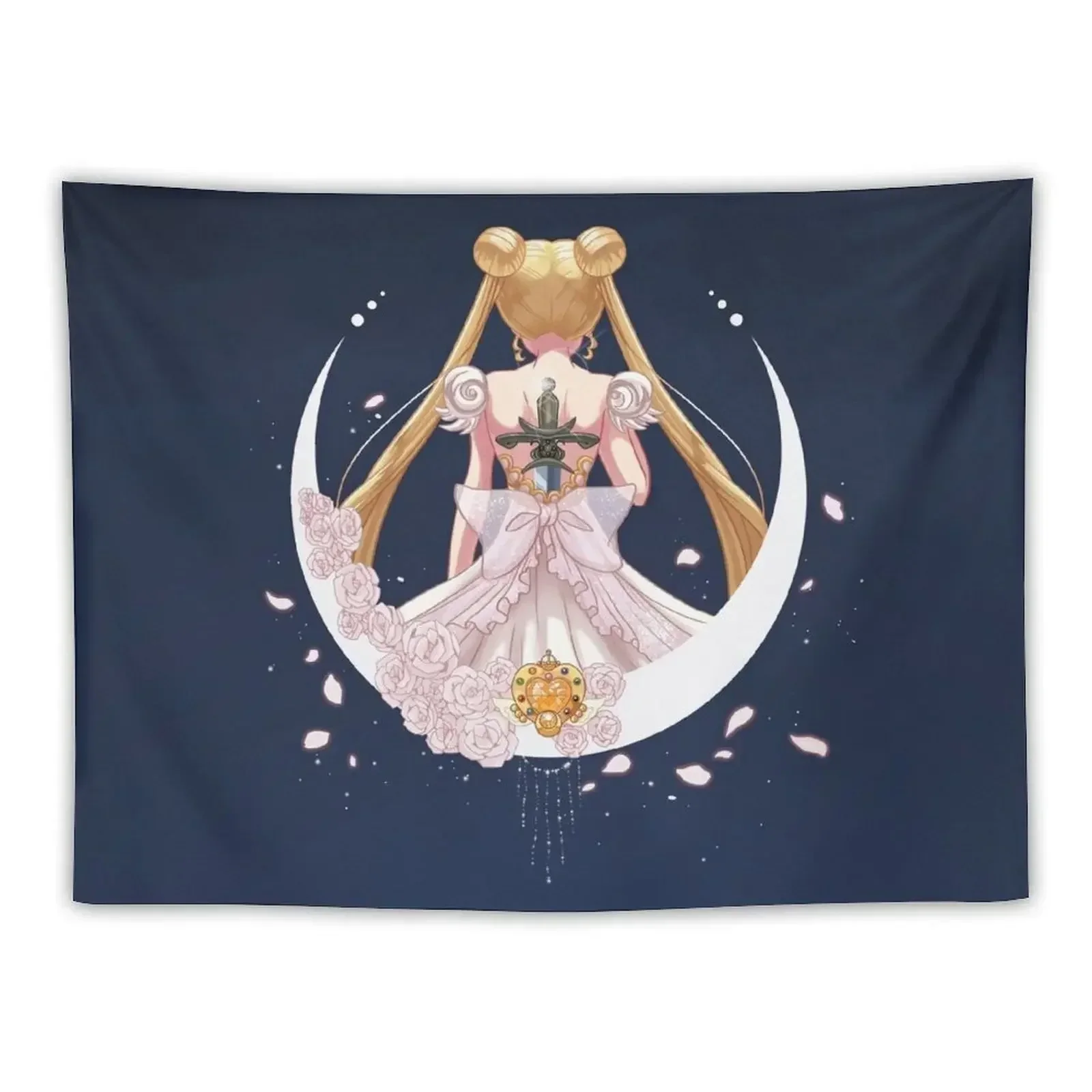 Sword of the Silver Crystal Tapestry Cute Room Things Decor For Bedroom Tapestry