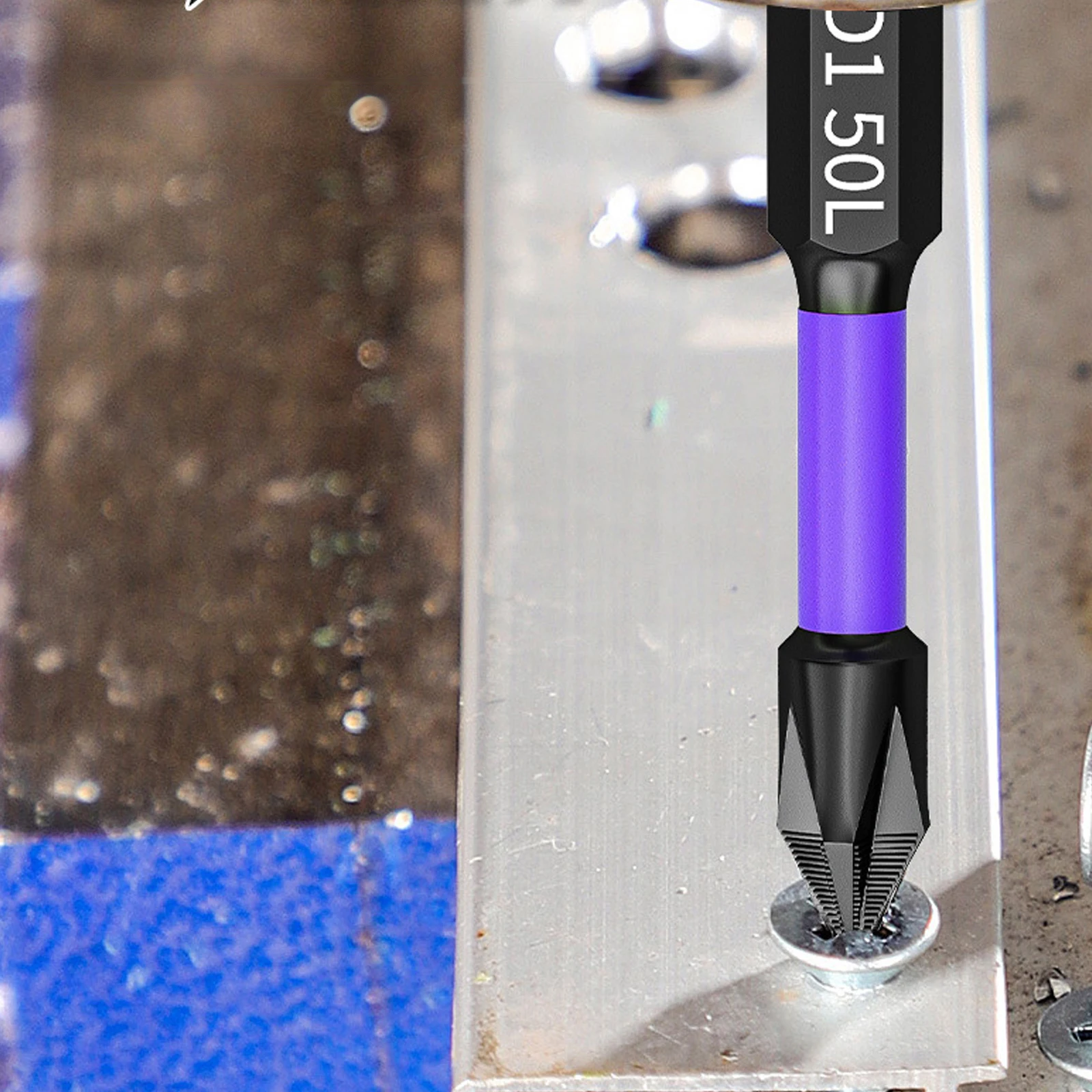 D1 Anti-Slip and Shock-Proof Screwdriver Bits,High Hardness, Strong Magnetic Bits