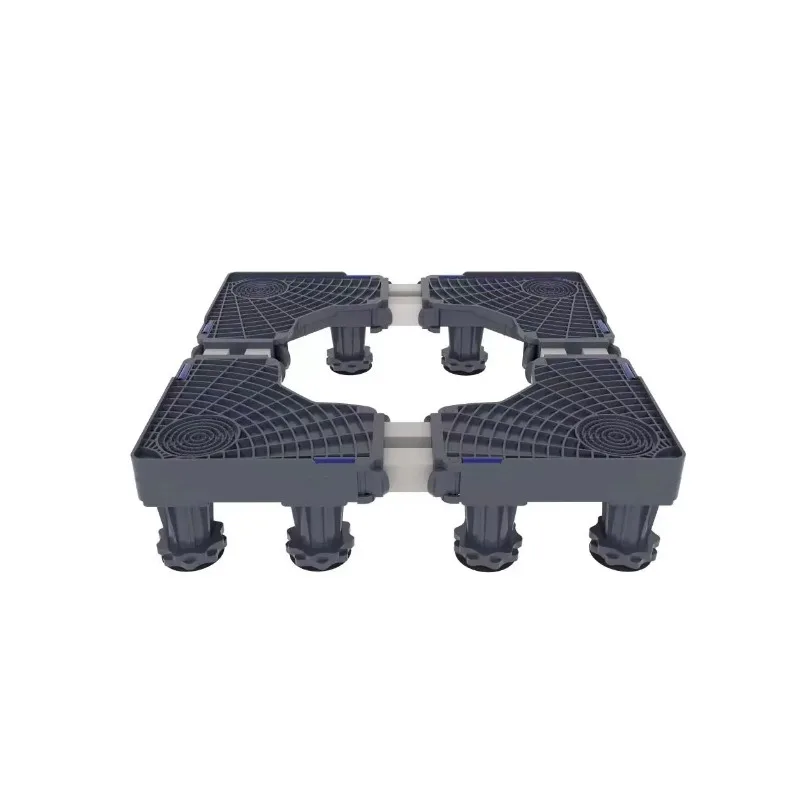 for Double Door Refrigerator Base Thickened Shelf for Washing Machine Universal Wheel Height Adjustable Movable Base