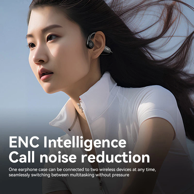 MZYMI B8 Наушники с настоящей костной проводимостью Type-C Беспроводные Bluetooth-наушники Водонепроницаемая спортивная гарнитура для тренировок Бег Вождение