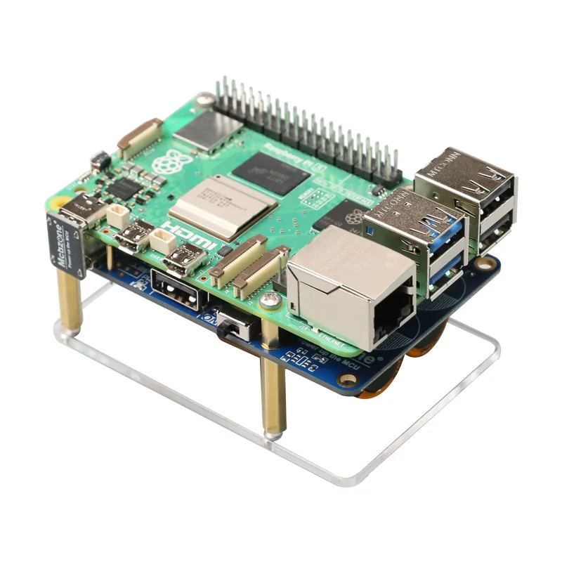 Moduł zasilania UPS PD z superkondensatorami 5V5A dla Raspberry Pi 5, obsługuje szeroki zakres napięć 9-24V lub wejście PD USB-C oraz wyjście USB-C PD. — zdjęcie produktu 7