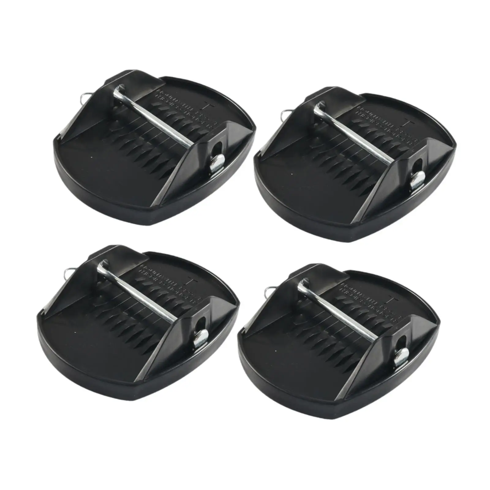 

RV Trailer Jack Pads High Strength PP Easy Install Wheel Foot Leg Support Adapter Stabilizer for Camper Trailer