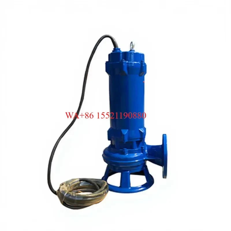 WMWMNU for Factory 120kw Electric Centrifugal Submersible Irrigation Dirty Water Sewage Pump With Coupler Sludge Pump 4 Inch
