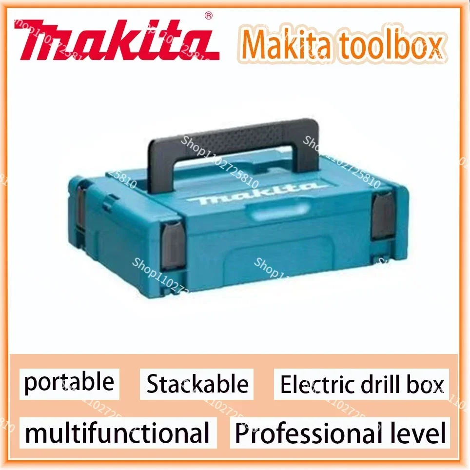 Makita Makpac Stapelen Connector Tool Case Type 1 395X295X105 Voor DA331D DF030D DF330D HP330D TD090D TW100D HP1631 HP1640