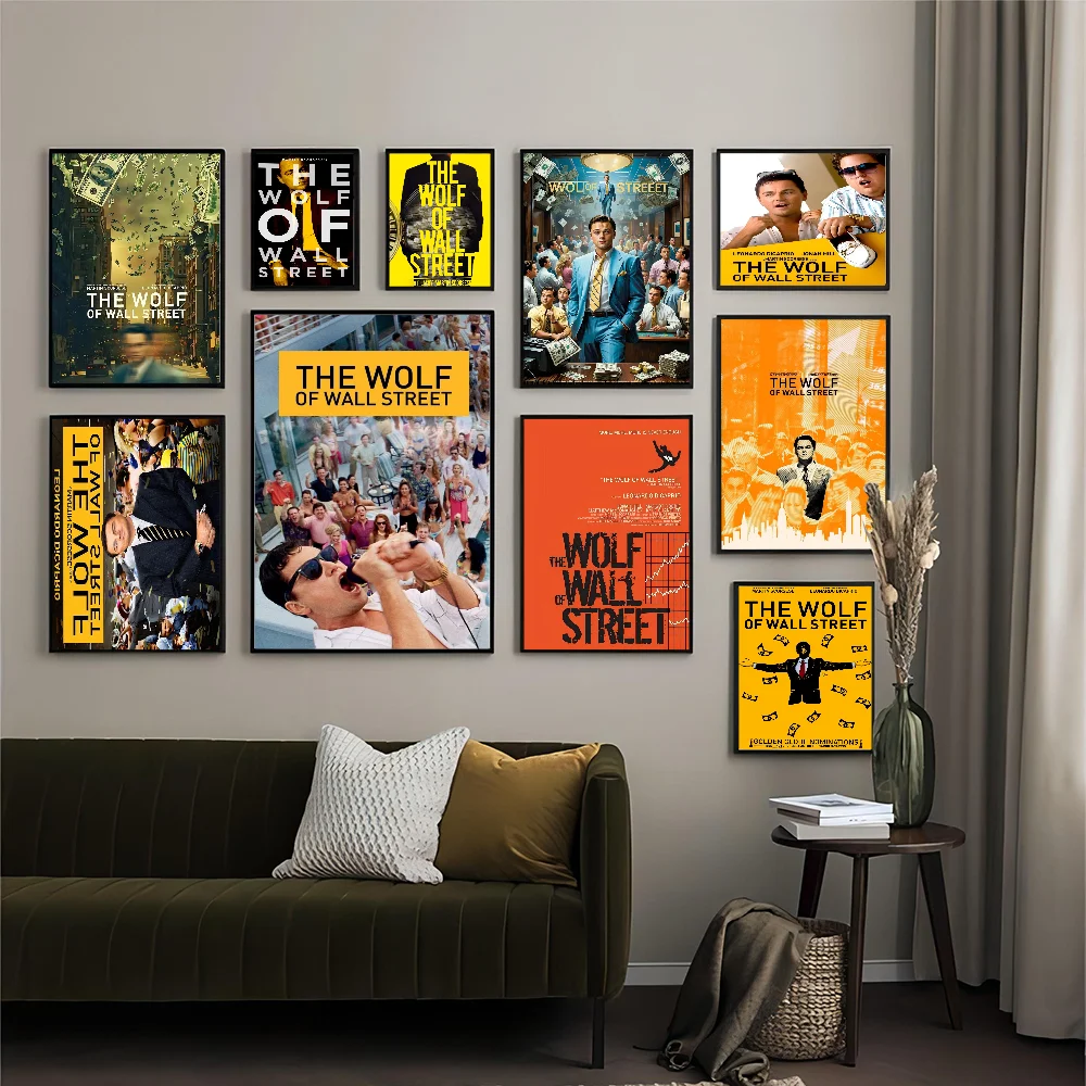 

The Wolf Of Wall Street Movie Classic Movie Posters Vintage Room Bar Cafe Decor Nordic Home Decor