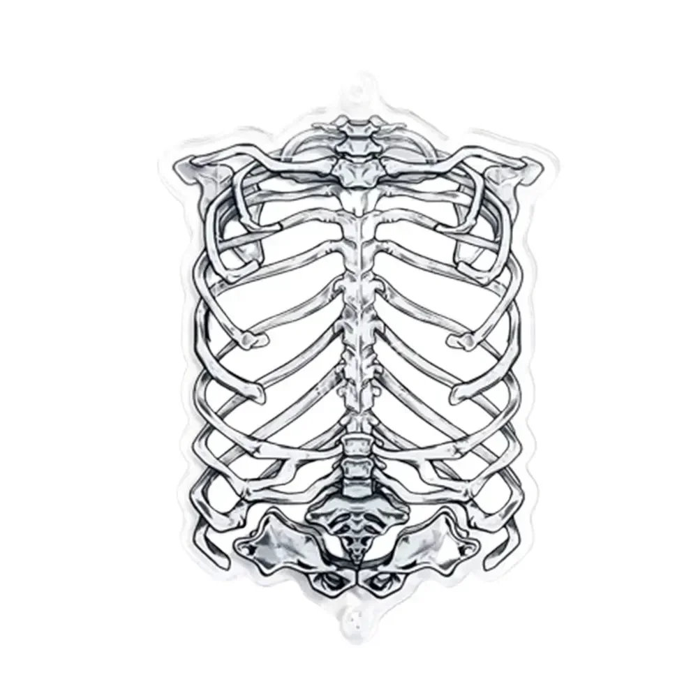 3 بوصة 5.5x8.5 سنتيمتر إطار صور صغير القوطية بطاقة Gumei إطار عرض أكريليك هيكل جمجمة إطار صور يمكن أن يستوعب حجم الصورة #6