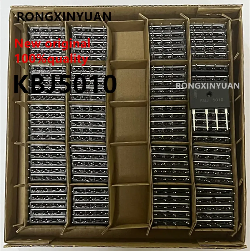 100% New Original   KBJ5010  GBJ5010 With its own heat sink, Rectifier Bridge 50A/1000V