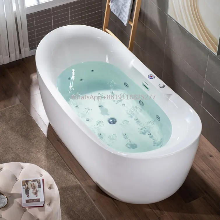 Bathtubs Freestanding Acrylic Whirlpool Bathtub Gurgle Tina White Acrylic Freestanding Indoor Massage