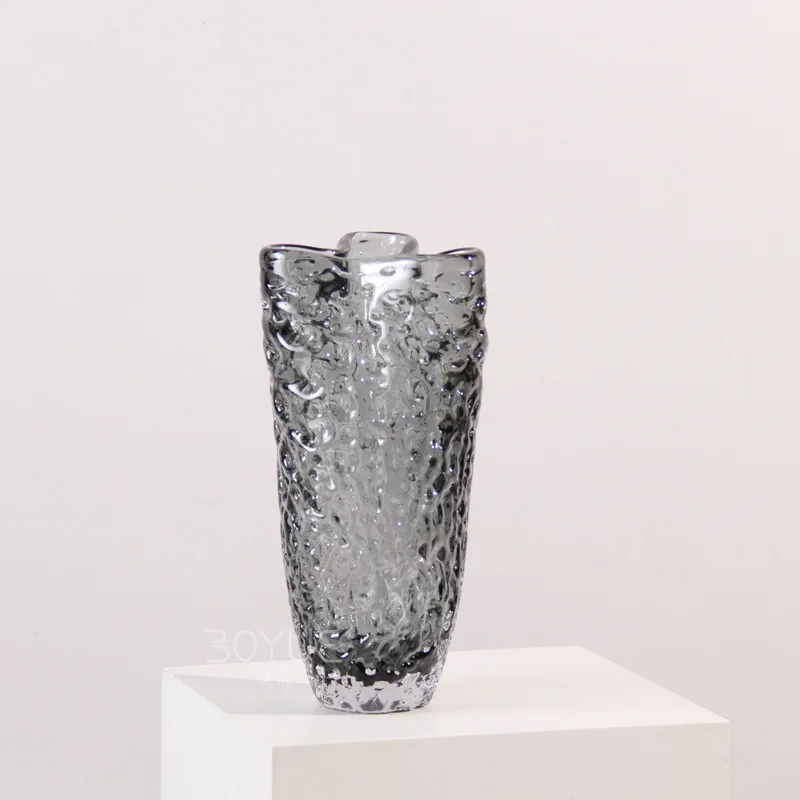 DSA simple concave and convex irregular glazed vase living room home desktop bogu frame B & B hotel decoration ornament