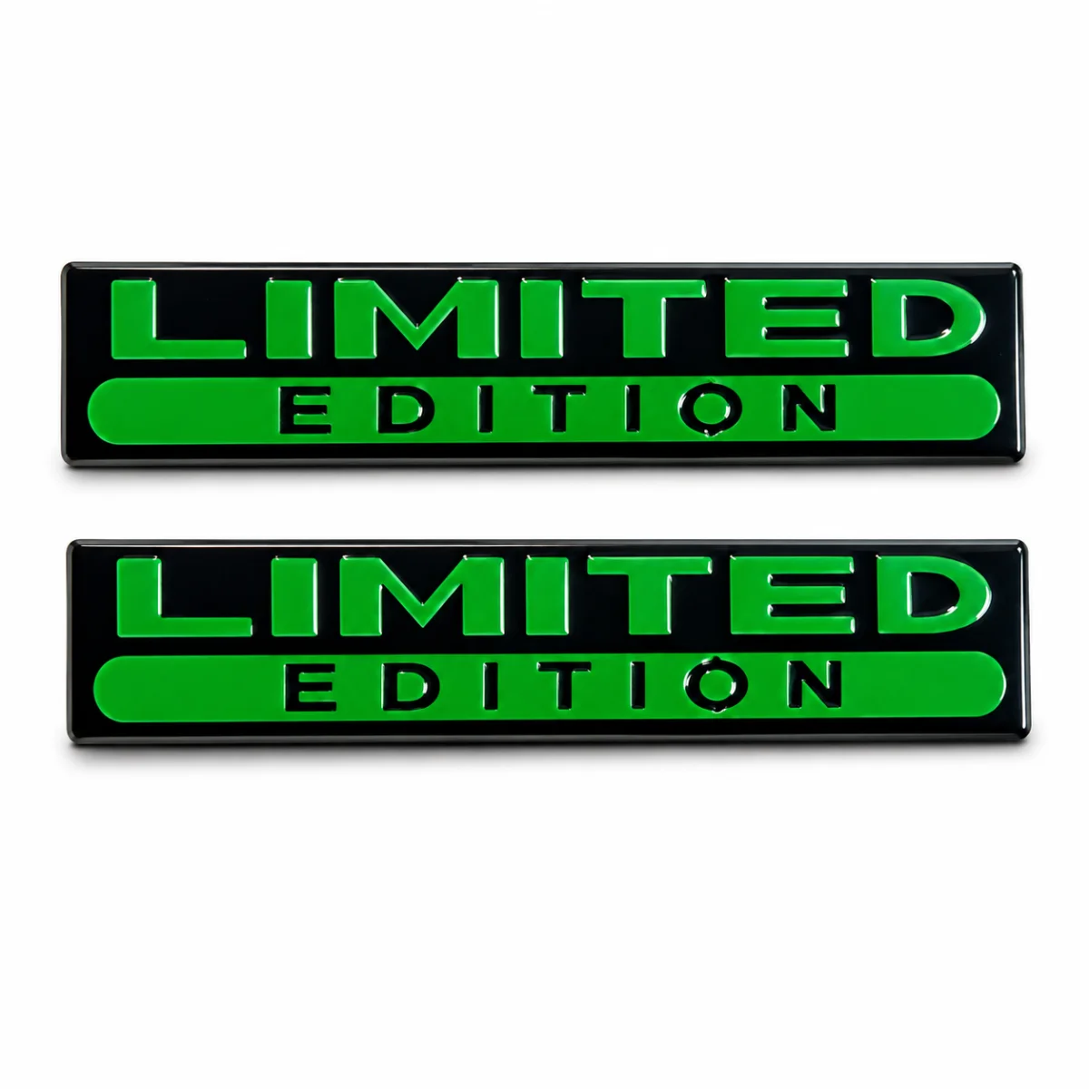 2PCS Limited Edition Emblem 3D Metal Badges Decal Sticker Auto Racing Sport Emblem for Rear Trunk Side Fender Car Motorcycle