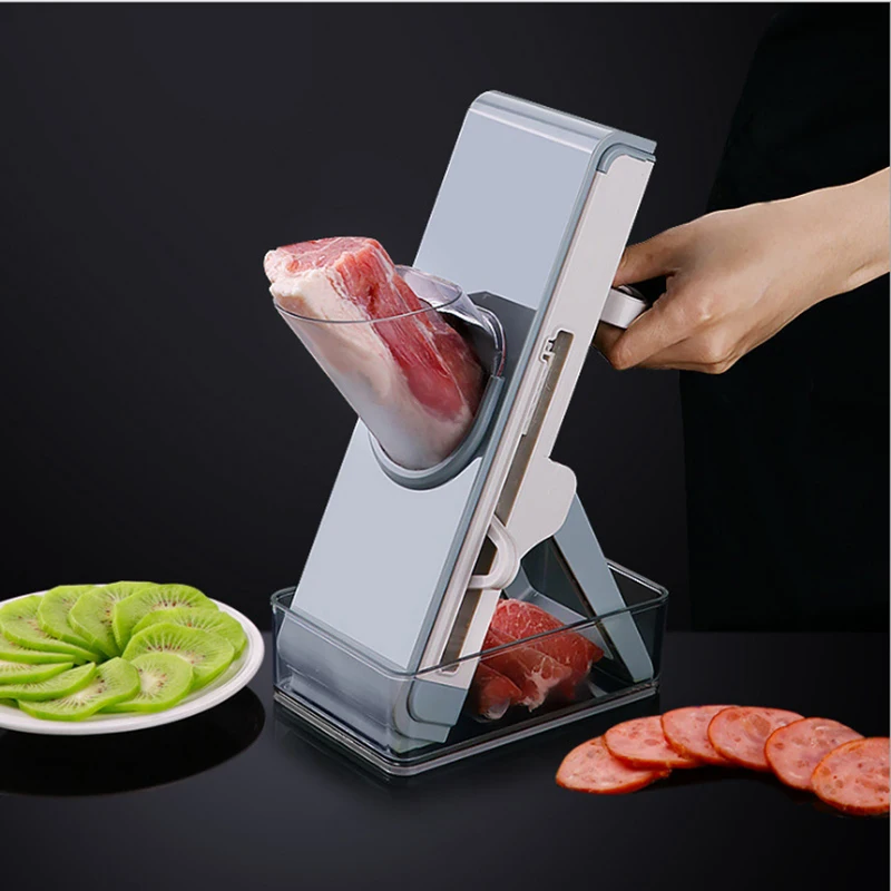 

Household Multi-Function Manual Vegetable Slicer, Meat Slicer, Kitchen Tool, Discounted Prices