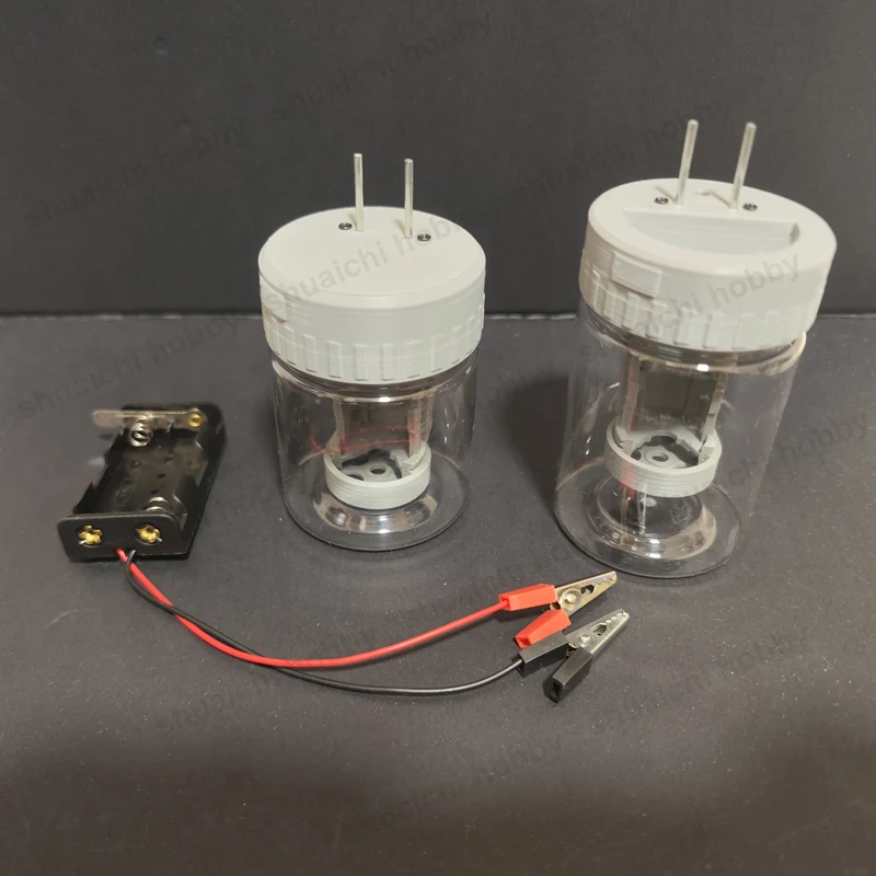 1Set Mini 4WD Motor Cleaning Kit 3D Printed Lid w Battery Compartment DIY Washing Tool for RC Car Motors Guide Wheel Bearings