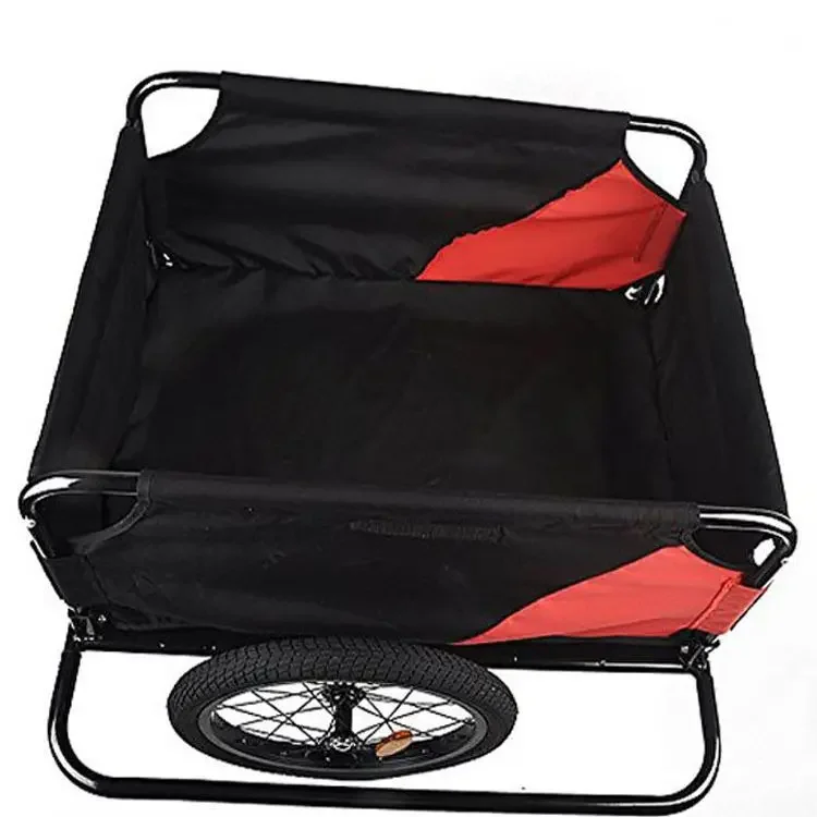 Outdoor Cycling Bicycle Pet Rear Hanging Luggage Trailer Foldable Multifunctional Cat and Dog Cart Shopping Cart