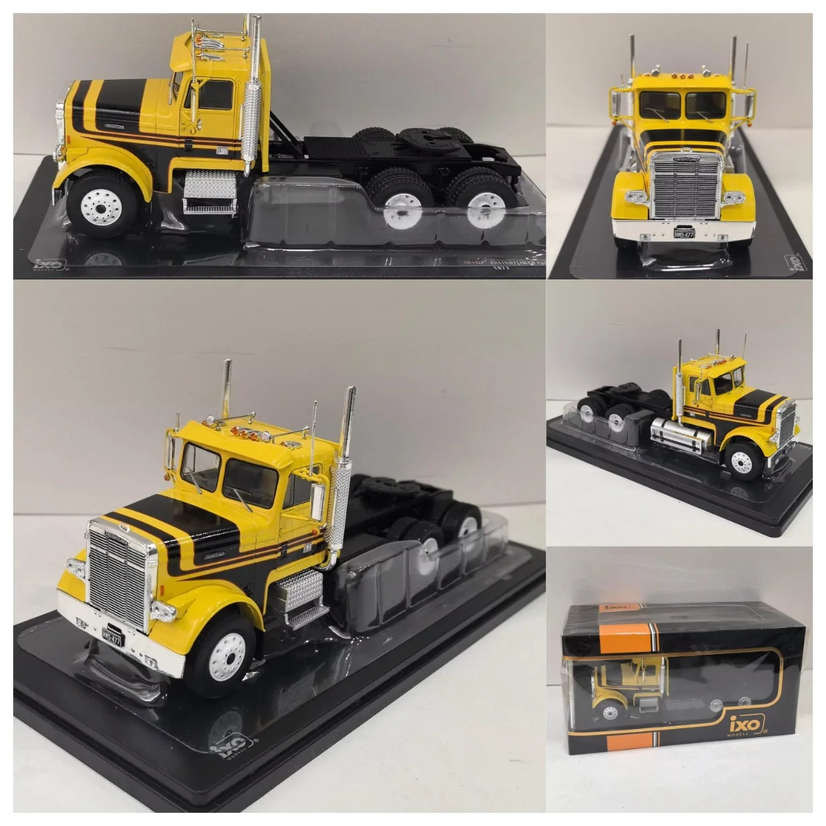 

Модель грузовика-тягача IXO Diecast Freightliner FLC 120 64 T 1977 года, масштаб 1/43, из сплава G7