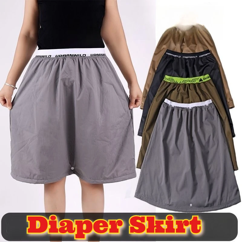 قابلة لإعادة الاستخدام قابل للغسل سلس البول الملابس الداخلية الكبار كبار السن مانعة للتسرب التبول اللاإرادي حماية منصات لينة ماصة حفاضات بطانة تنورة