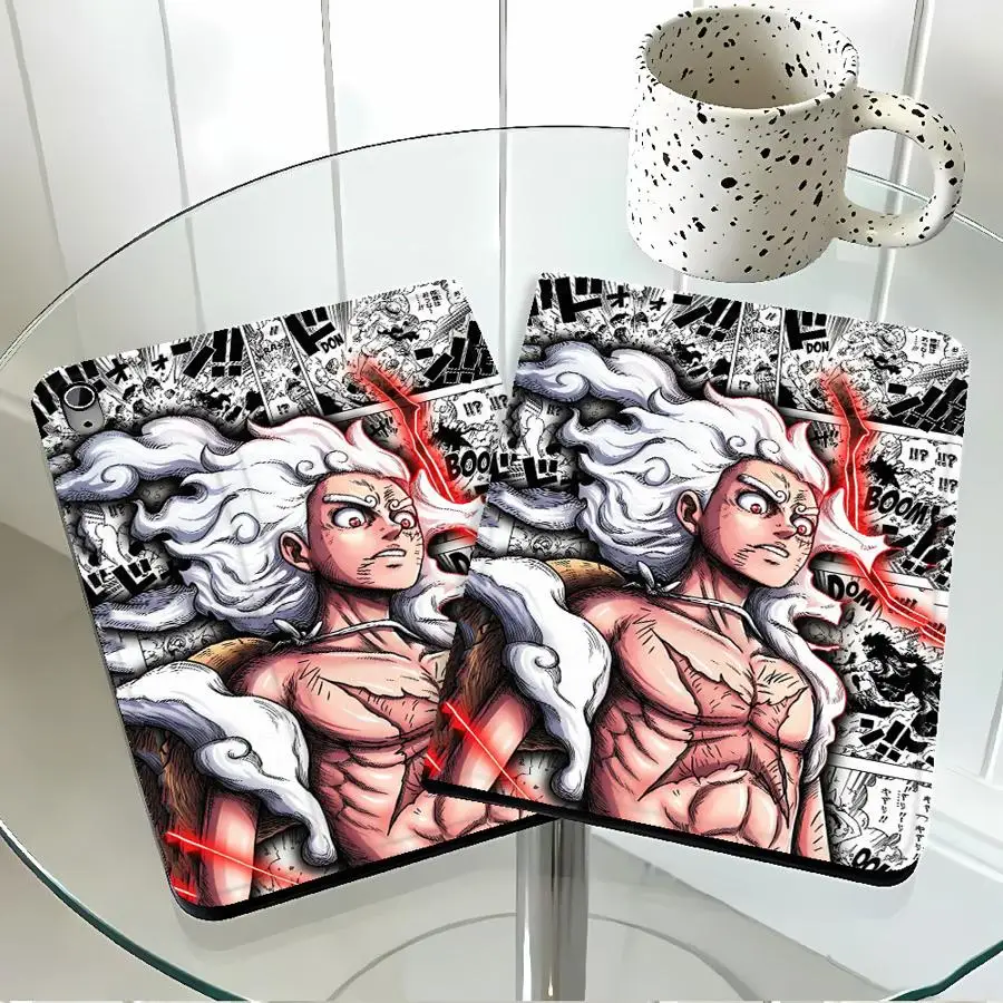 With Pencil Holder Case for Xiaomi Pad 5 6 7 8 Pro Redmi Pad SE K Pad 8.8 9.7 12.4 Inch Pad 6s Pro 7 Ultra O-One Pieces Anime