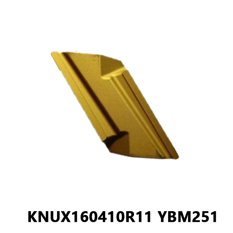 

KNUX 160410 R11 Original Carbide Inserts KNUX160410R11 YBM251 Turning Tool Cutter Machine High-Quality Blade for Stainless