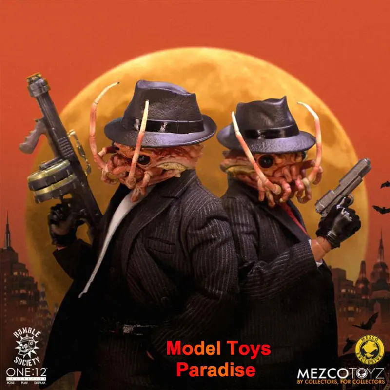 In Stock Mezco 1/12 Collection Toys Lobster Man Mafia Gang Limited Edition Double Set 6 Inches Soldier Action Figure Model Gifts