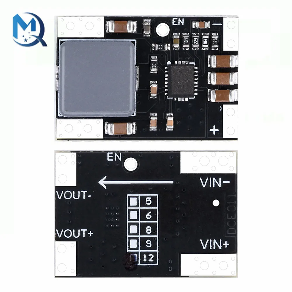 DC-DC Boost Power Module DC 3-4.2V to 5V 4A DC 3-11V to 12V 3A High Power Lithium Battery Boost DC-DC Boost Conversion Module