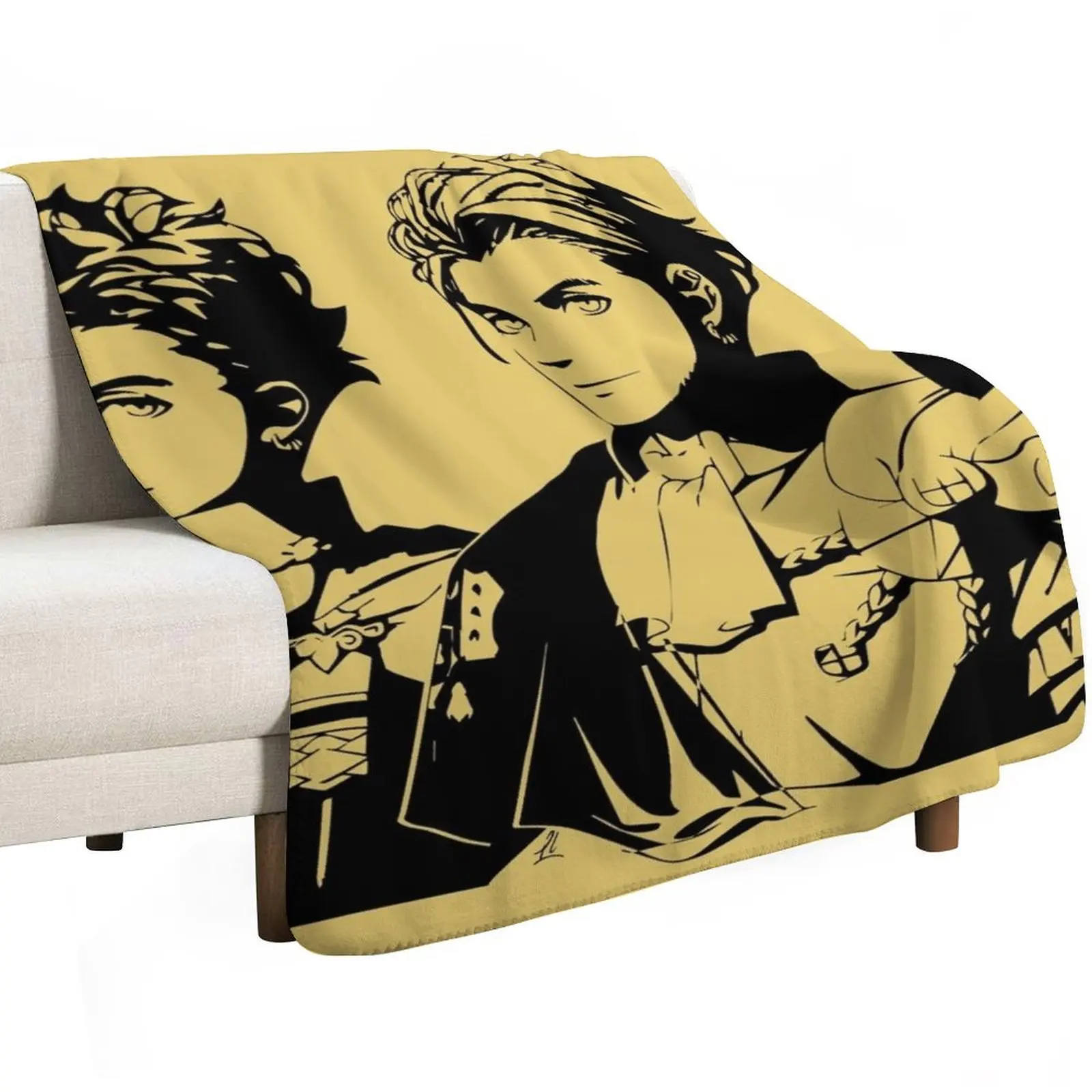Claude Fire Emblem Three Houses - Pre & Post Time Skip Throw Blanket Softest Kid'S Designers Picnic Blankets