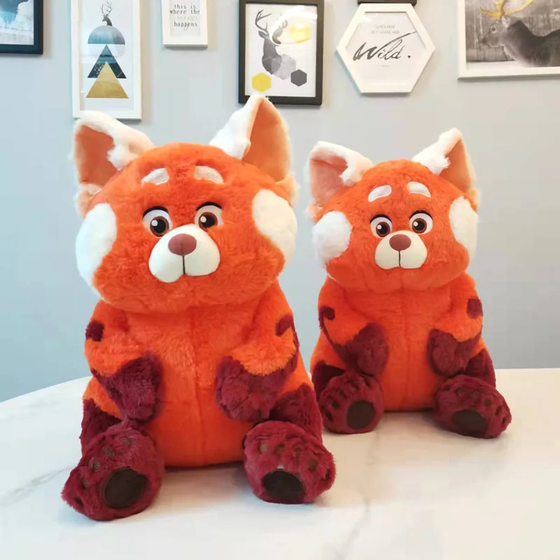 

20cm-45cm Disney New Turning Red Version Of Youth Deformation Kawaii Plush Toy Doll Raccoon Doll Red Panda Kawayi Children Gift