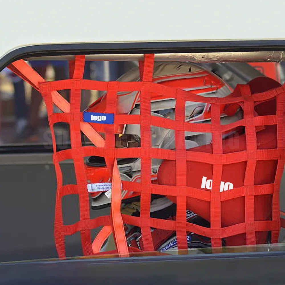 

Car Window Mesh Accessories SP Nylon Racing Car Window Mesh Safety Equipment Universal Window Decoration Accessories