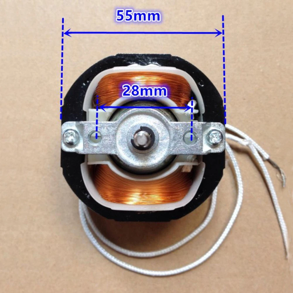 YJ58-20 26W Clockwise Rotate Motor Copper Wire 220V Shaded-pole Asynchronous Motor AC Motor Warm Air Blower Accessories