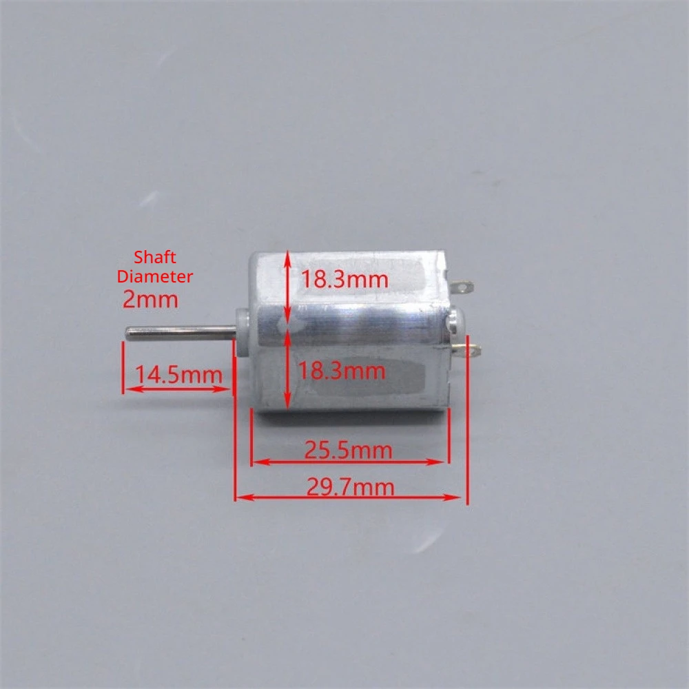 Silent Mini DC Motor With Reduction Gearbox 12V 0.01A 6700RPM High Precision Motor for Precision Instruments Meters