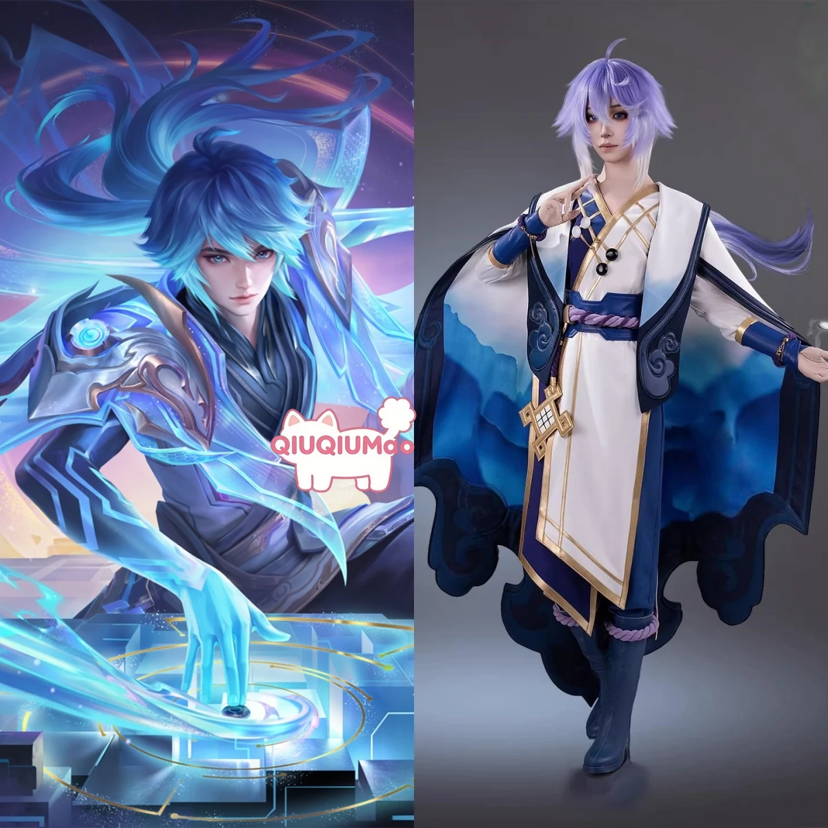 

Game Honor of Kings Cosplay Costume Anime Yi Xing Role Playing Path of All Things Outfit for Men Women Adult Comic Con Party Set