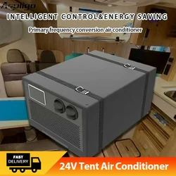 Aspligo-Automotivo Elétrica Ar Condicionado, Tudo em Um Embed, Controle Remoto, Caminhão Campervan RV, 12V, 24V