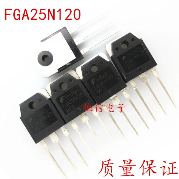 Free shipping   FGA25N120 FGA25N120ANTD  25N120     10PCS