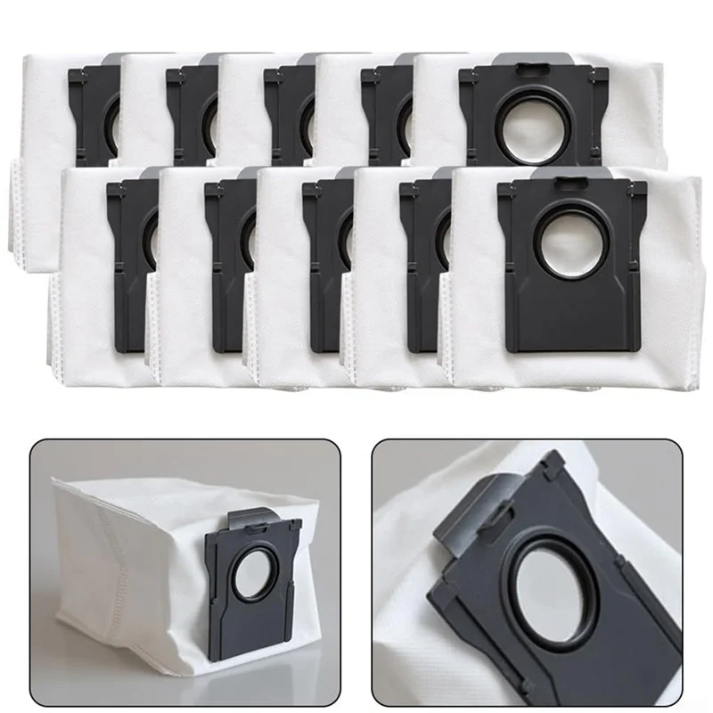 A02V-MOVA P10 Pro 용 울트라 더스트 백 교체-쉬운 장착 로봇 식 진공 청소기 액세서리