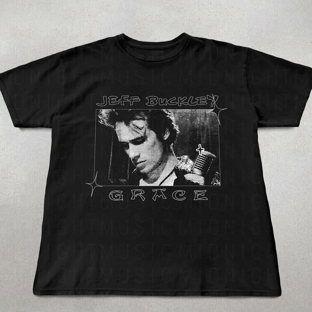 

Футболка Jeff Buckley с музыкальным альбомом — мужская футболка из мягкого хлопка в стиле ретро, S-4XL, повседневный дневной комплект, которую можно стирать в машине, быстрая доставка